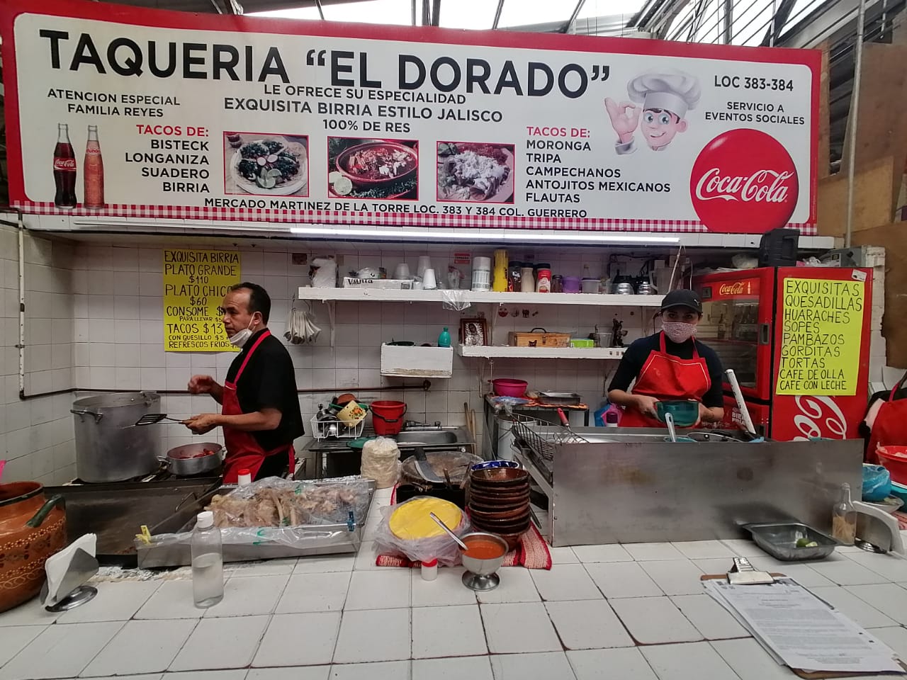 Mercado Martínez de la Torre - Taquería El Dorado